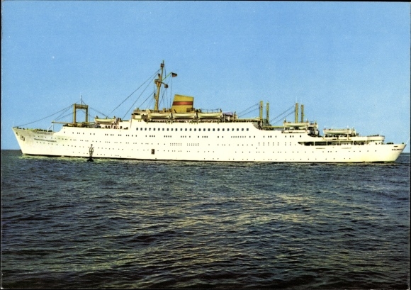 Ak FDGB Urlauberschiff MS Völkerfreundschaft