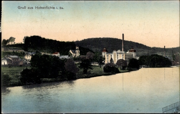 Ak Hohenfichte Leubsdorf in Sachsen, Gesamtansicht