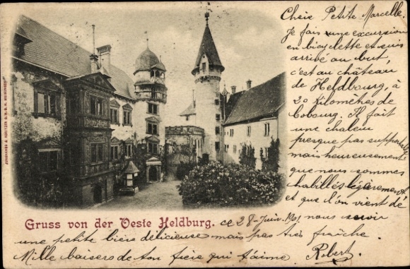 PC Bad Colberg Heldburg in Thuringia, game at the fortress