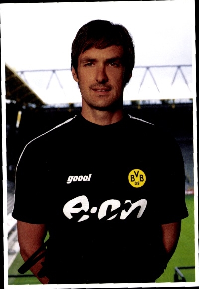 Autograph card assistant coach Christian Kolodziej, BVB 09 Borussia Dortmund, autograph