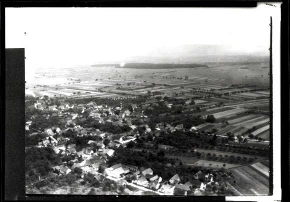 Foto Allmannsweier Schwanau in Baden, Fliegeraufnahme