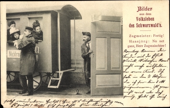 Postcard pictures from the folk life of the Black Forest, Zugmeister, Hansjörg