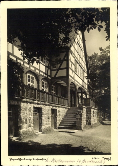 Postcard Tiefensee Werneuchen, Youth Hostel