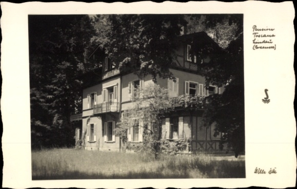 Ak Lindau am Bodensee Schwaben, Pension Toscana