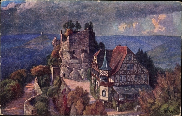 Artist PC Saverne Zabern Alsace Bas Rhin, Château du Haut-Barr, Hohbarr Castle