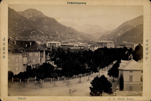 foto Bozen Bolzano Zuid-Tirol, verbindingsweg, panorama