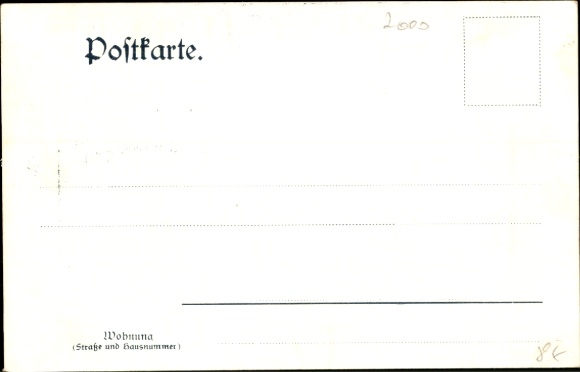 Artist Postcard Hamburg Altona, The Tattoo of Altona, Poem, Street Cleaner