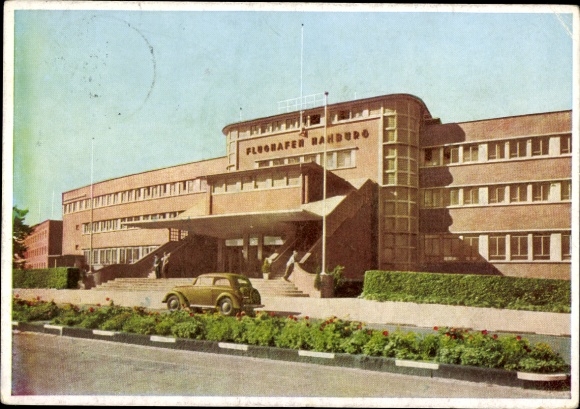 Ak Hamburg Fuhlsbüttel, Flughafen