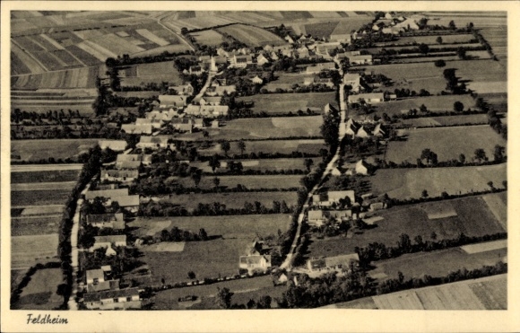 Ak Feldheim bij Treuenbrietzen Beelitz in der Mark, luchtfoto