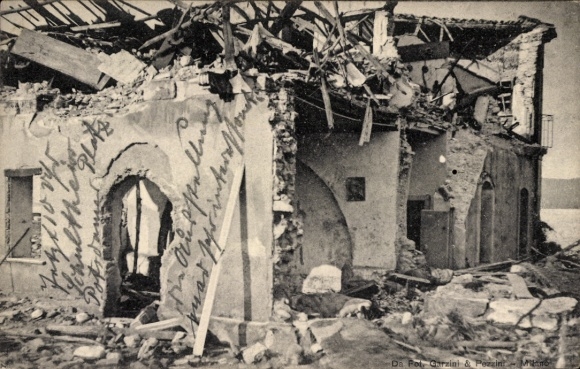 Ansichtkaart Reggio Calabria, Terremoto del 28 dicembre 1908