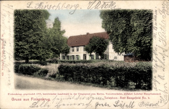 KP Finkenkrug Falkensee, widok domu z ulicy