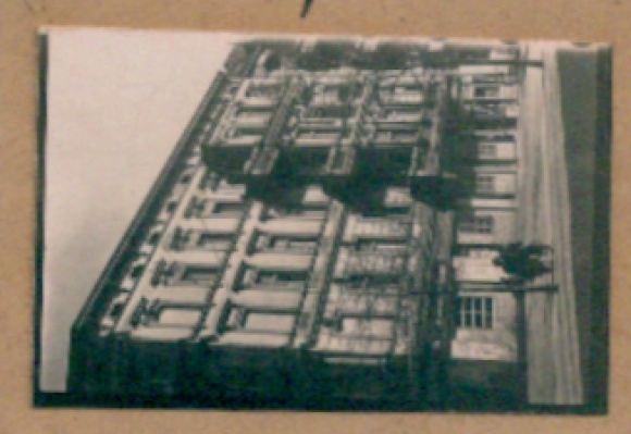Contact print photos Berlin Schöneberg, Beckerstraße, 1 photo approx. 4x2 cm