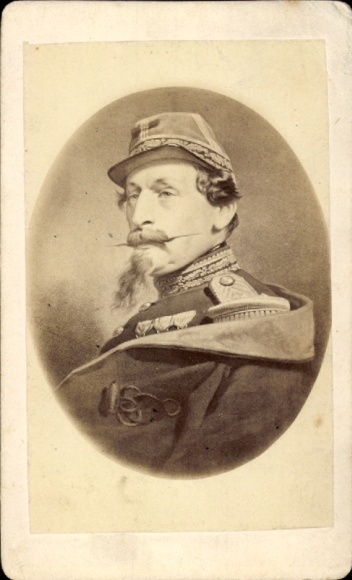 CdV Napoleon III, Emperor of the French, portrait