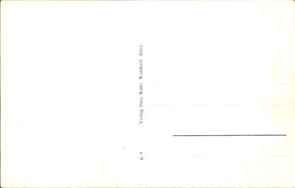 Postcard Waldbröl in the Oberbergisches Land, Hotel and Café Althoff