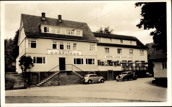 Postcard Grasellenbach in the Odenwald, Hotel Zur Dorflinde