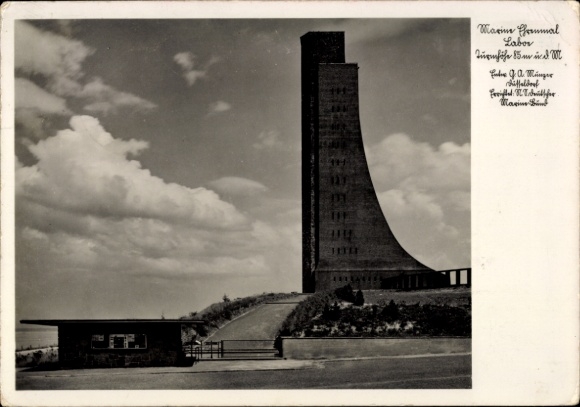 Postcard Laboe Probstei Baltic Sea, Naval Memorial