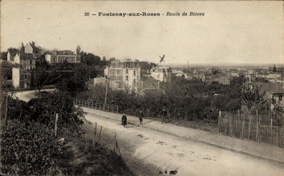 Postcard Fontenay aux Roses Hauts de Seine, Route de Bievre