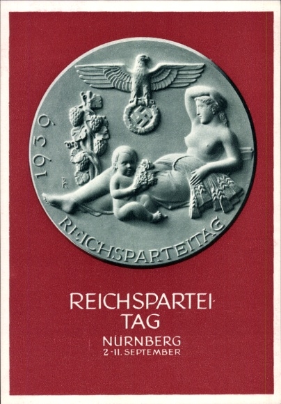 Ganzsachen Ak Nürnberg, Reichsparteitag 1939, Reichsparteitag des Friedens