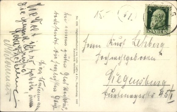 Postcard Sinzing on the Danube Upper Palatinate, party at an inn