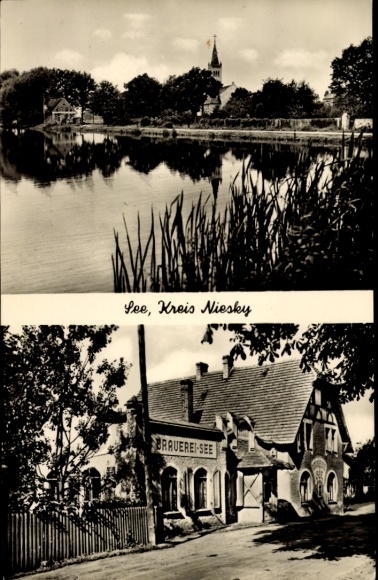 Postcard See Niesky in Upper Lusatia, Gasthof Brauerei