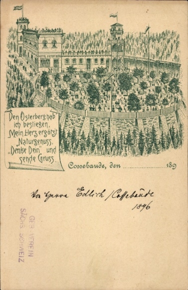 Chromo-Litho Dresden Cossebaude, Osterberg, Inn
