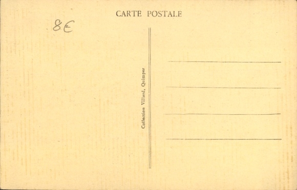 Postcard Fouesnant Finistère, Sainte Anne, miracle fountain