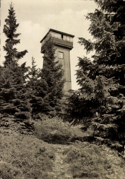 Postcard Schönberg am Kapellenberg Bad Brambach im Vogtland, Kappelenbergturm