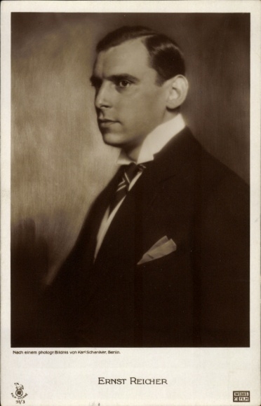 Postcard actor Ernst Reicher, portrait