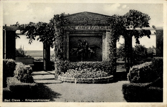 Ak Bad Cleve Kleve am Niederrhein, Kriegerehrenmal