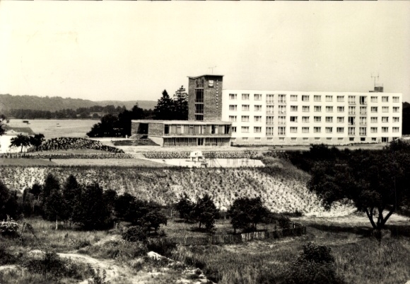 Ak Feldberg in Mecklenburg, FDGB recreatiehuis vriendschap, exterieur