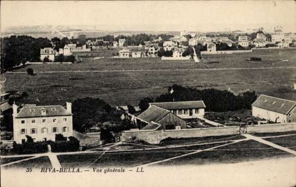 Postcard Ouistreham Riva Bella Calvados, Panorama