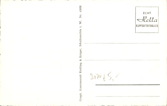 Postcard Gifhorn in Lower Saxony, The Christineninstitut seen from the outside