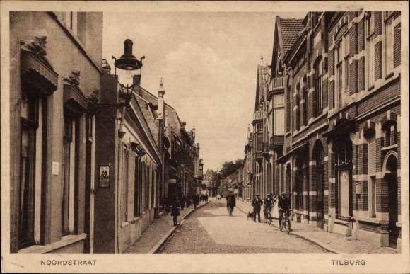 Ak Tilburg Noord-Brabant Nederland, Noordstraat