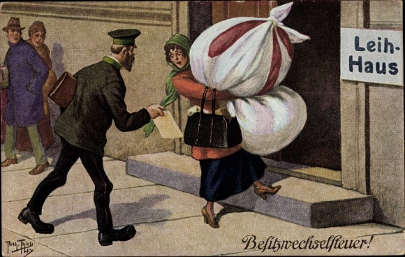 Artist PC Thiele, Arthur, change of ownership tax, pawnshop, tax sources