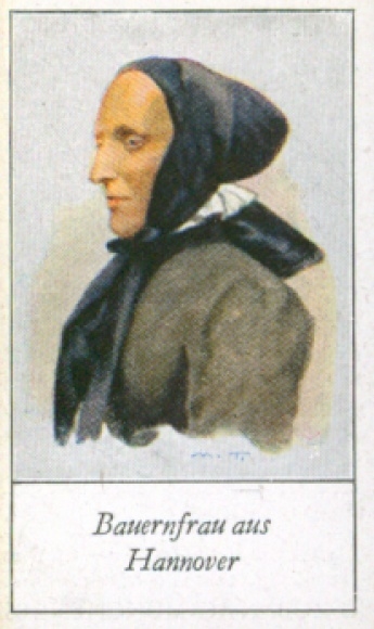 Collective picture The peoples of Europe, a contribution to racial science, 130 farmer&#39;s wife from Hanover