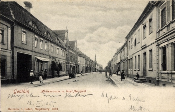 KP Genthin na Kanale Łaby Haweli, Mühlenstrasse, Hotel Mansfeld