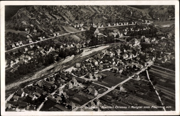 PC Ottenau Gaggenau in the Murg Valley, aerial view