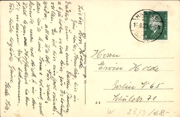 Postcard Eystrup Drübber Holz Lower Saxony, Waldschlösschen, Bes. Fr. Hellwinkel