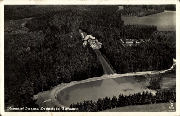 Ak Dorfstadt Falkenstein im Vogtland, Naturpark Irrgang