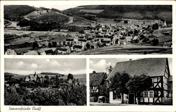 Ak Elsoff im Westerwald, Kaufhaus und Gasthof Feisel, Totalansicht