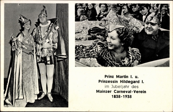 KP Mainz am Rhein, Mainz Carnival Association 1938, Prince Martin I i Princess Hildegard I