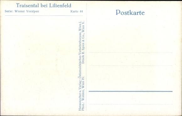 Postcard Lilienfeld in Lower Austria, Traisental, Winter, Vienna Prealps