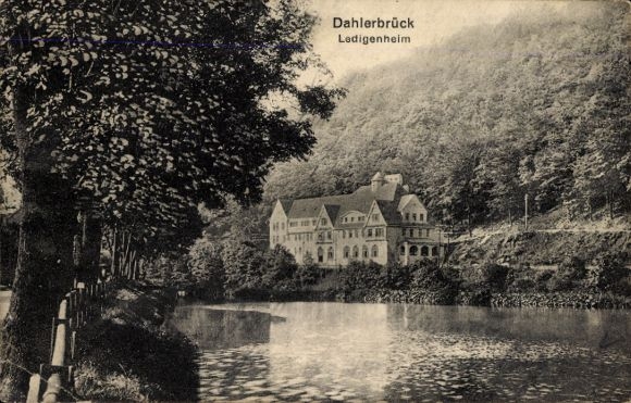 Postcard Dahlerbrück Schalksmühle in the Sauerland, single men's home