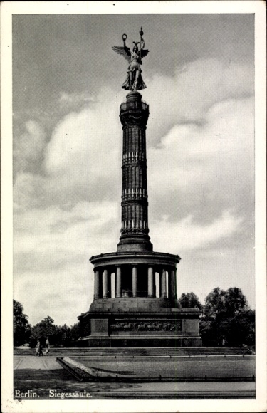 Ak Berlin Tiergarten, Siegessäule