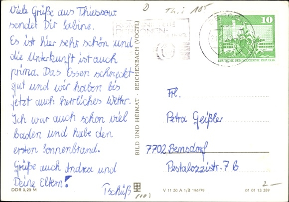PC Thiessow on Rügen, beach views, town view, boats