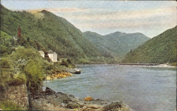 Postcard St. Nikola an der Donau Upper Austria, Donauwinkel