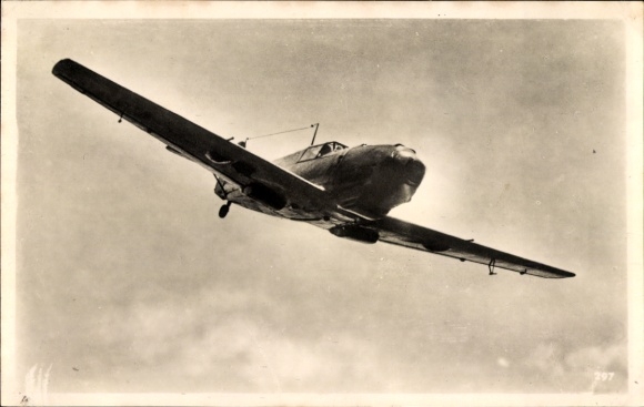 Ak Messerschmitt Me 109, Bf 109 E, Jagdeinsitzer, Luftwaffe