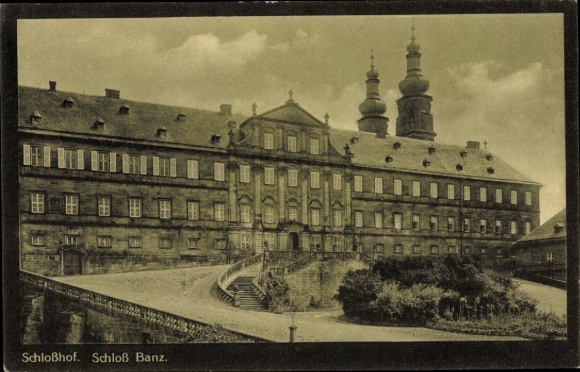 Postcard Bad Staffelstein am Main Upper Franconia, Banz Castle