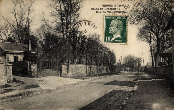 Ak Yerres Essonne, Rue du Vieux Château
