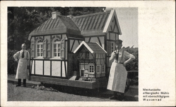 Postcard Höhscheid Solingen, mechanical old mountain mill, Heinr. Greis, Karl Pfuhler